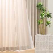 オーダーカーテン OD006 ベージュ 2倍ヒダ