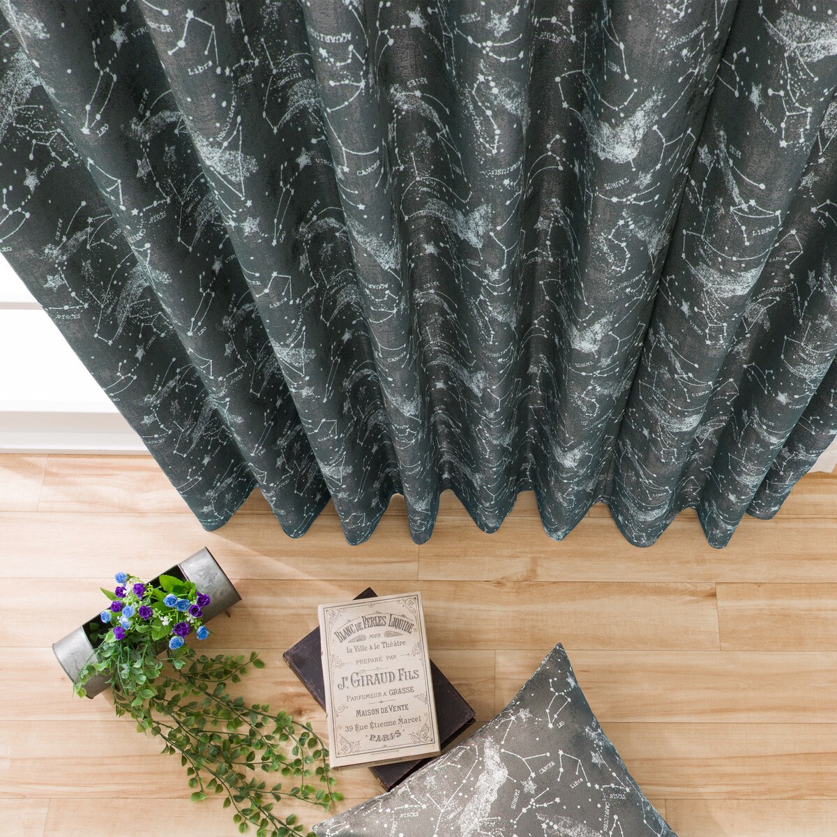 裏地付きオーダーカーテン ヨゾラ 2倍ヒダ(幅-100/丈-140cm) | ニトリ