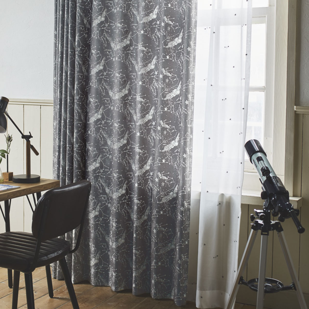 オーダーカーテン ヨゾラ フラット(幅-135/丈-140cm) | ニトリネット