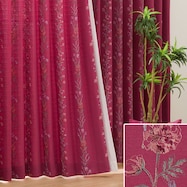 オーダーカーテン OD049 ダークローズ 2倍ヒダ