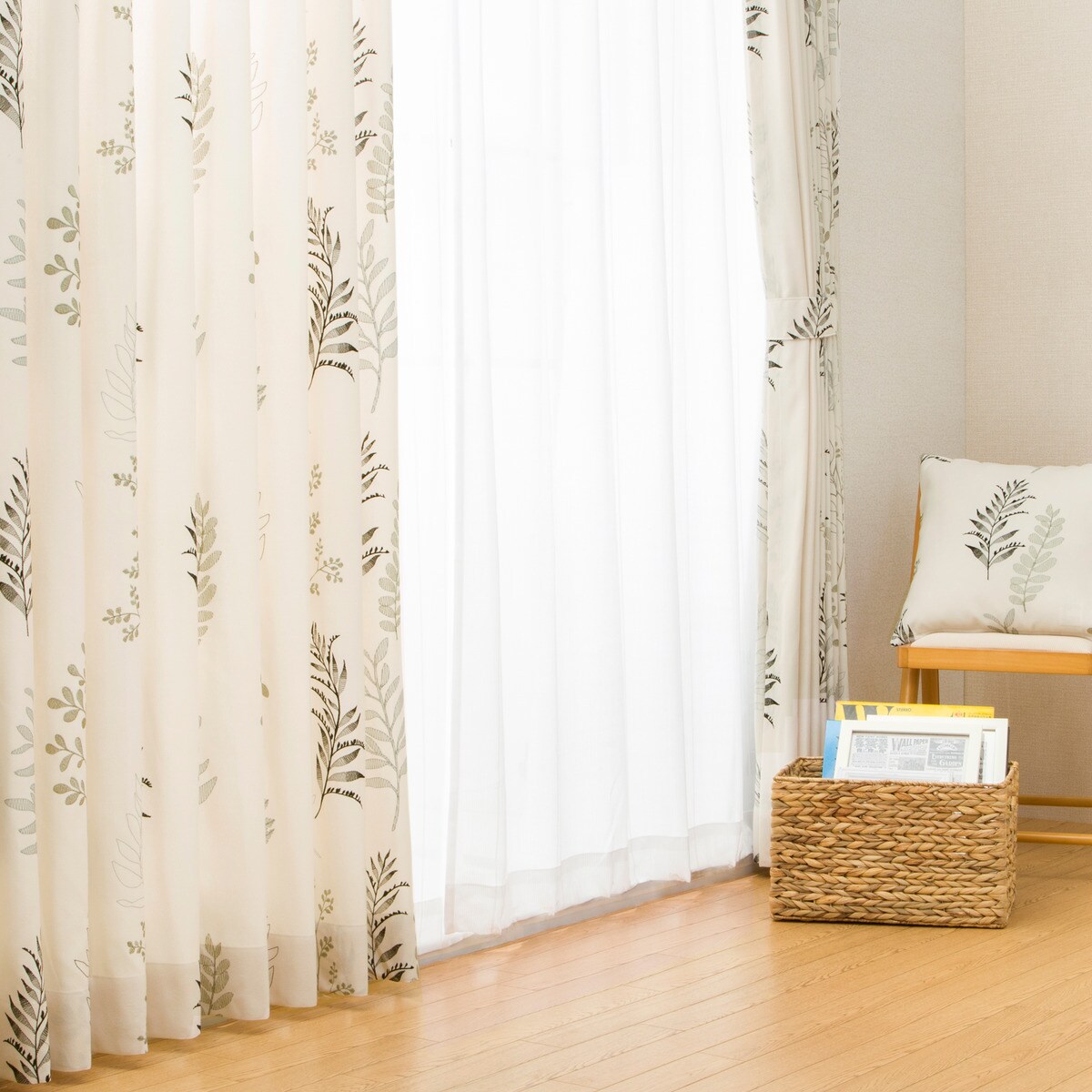 オーダーカーテン　2枚　2倍ヒダ　新品未使用 カーテン 遮光カーテン 2倍ヒダ 遮光1級 遮熱 保温 ざっくりと