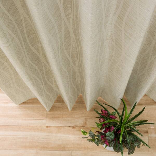 ハトメスタイルカーテン ユリーマ ベージュ通販 ニトリネット 公式 家具 インテリア通販