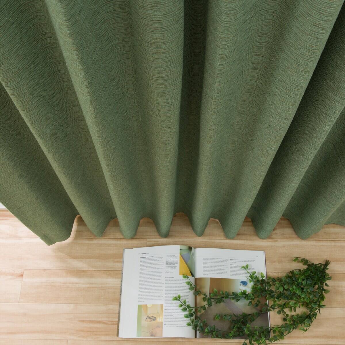 遮光1級・防炎オーダーカーテン ルペア 2倍ヒダ(幅-100/丈141-200cm