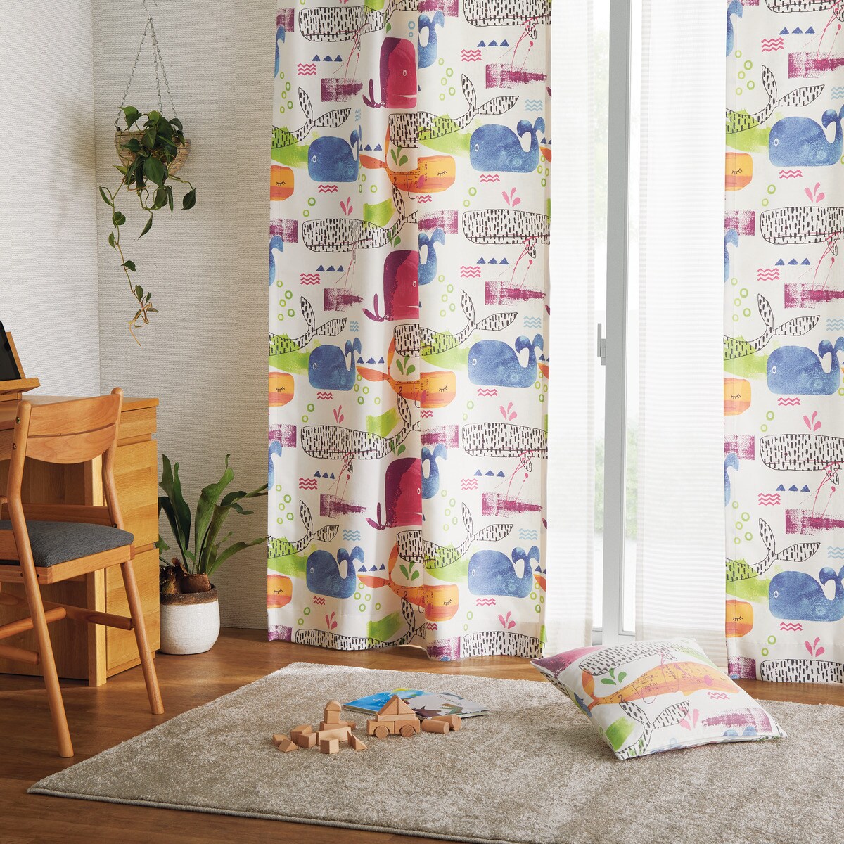 ニトリ☆遮光☆オーダーカーテン☆2倍ひだ☆3枚セット オーダーカーテン ECO003 モカ 2倍ヒダ(幅201-300/丈201-260cm