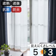 オーダーレース エコオアシス リーゼル ホワイト 2倍ヒダ