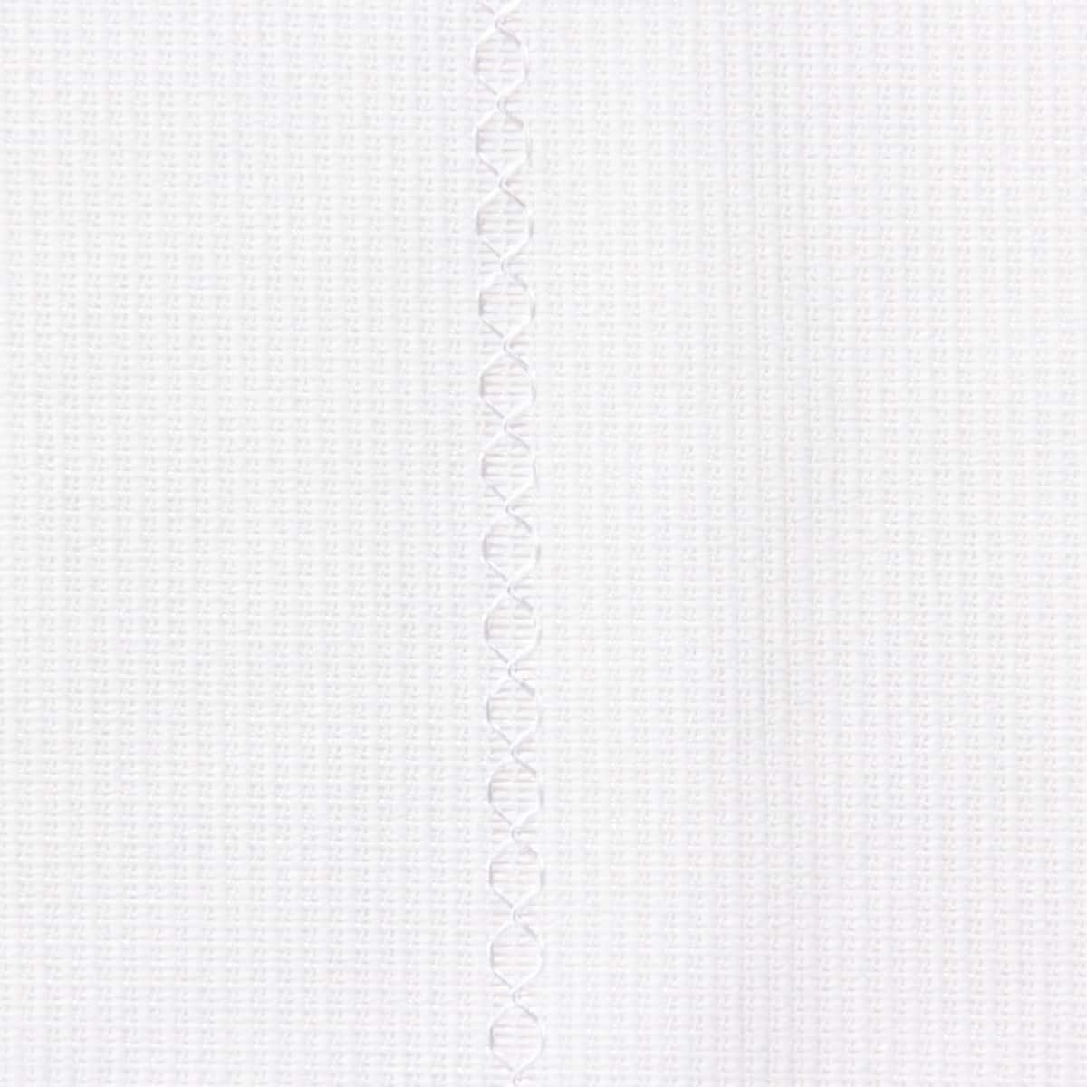 オーダーレース エコオアシス リーゼル ホワイト 2倍ヒダ　100 X 133 遮熱・遮像・抗菌・防炎オーダーレース エコオアシス リーゼル