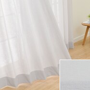 オーダーレース OL023 グレー 2倍ヒダ(幅-100/丈-140cm)