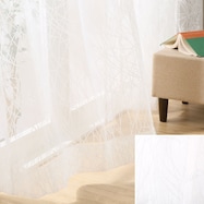 オーダーレース アサバス ホワイト 2倍ヒダ