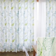 オーダーカーテン ペインリーフ 2倍ヒダ