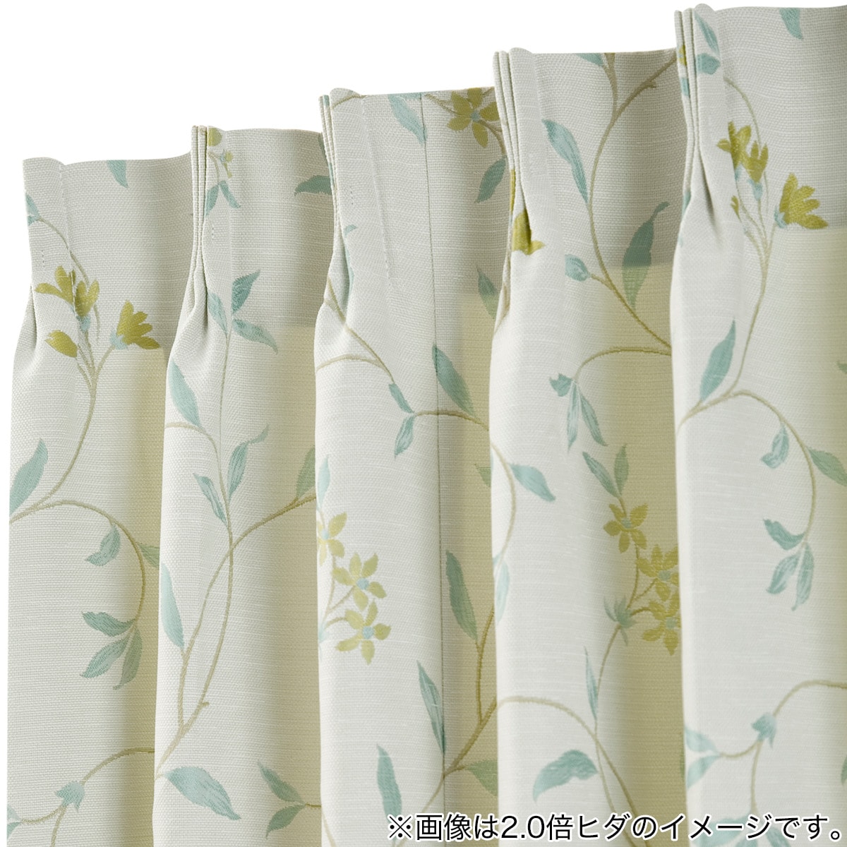 オーダーカーテン レニア 2倍ヒダ(幅201-300/丈141-200cm