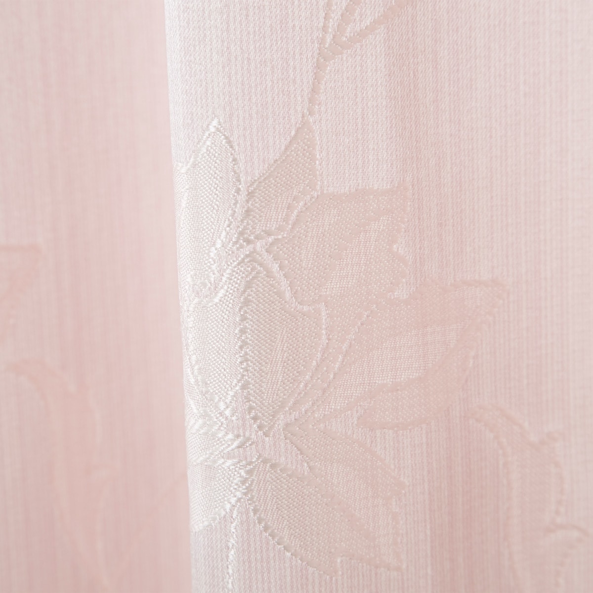 裏地付きオーダーカーテン デリアナ ローズ 2倍ヒダ(幅-100/丈-140cm