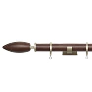 オーダーカーテンレール(NTウッディレジオス25 Aセット ダークマホガニー)