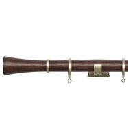 オーダーカーテンレール(NTウッディレジオス25 Bセット ダークマホガニー)
