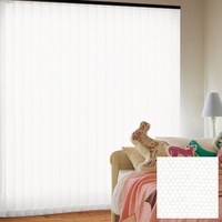 NTバーチカルブラインド100 ピオネ 天井付け【部品色 黒】(幅121-160cm/丈50-100cm)