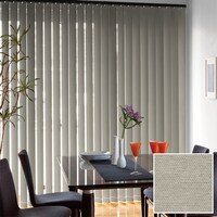 NTバーチカルブラインド100 ピオネ遮光 天井付け【部品色 黒】(幅161-200cm/丈181-220cm)