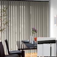 NTバーチカルブラインド100 ピオネ遮光【部品色 黒】