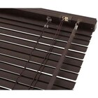 木目ブラインド 2本セット(リンクス3 DBR 60X98) 3枚目画像