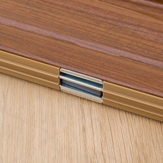 つっぱりアコーディオンドア(AD01 BR 100X174 木目調) 5枚目画像