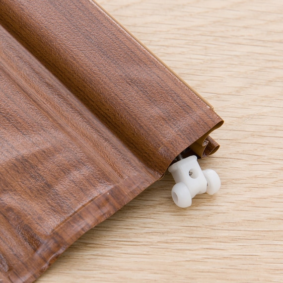 つっぱりアコーディオンドア(AD01 BR 100X174 木目調) 6枚目画像