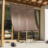 【屋外暑さ対策】日よけシェード(HS4 BR 200X200)