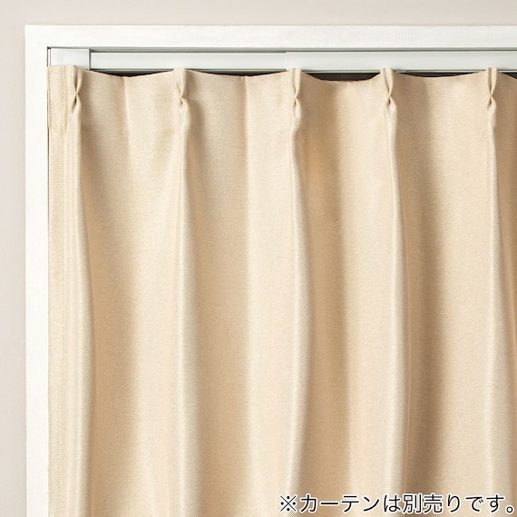 つっぱりカーテンレール伸縮式(TR1 WH 75-110cm) 4枚目画像