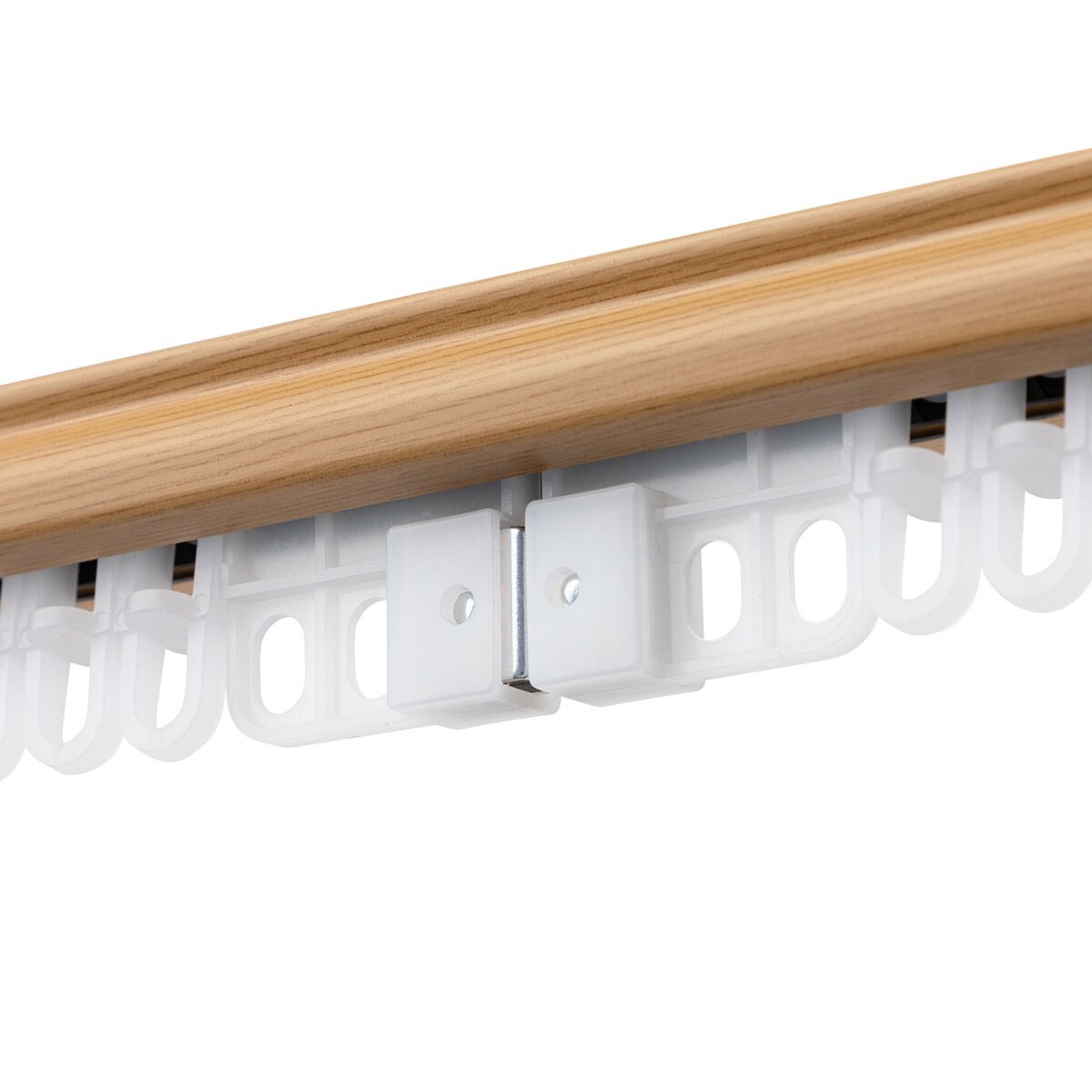 伸縮式 木目調静音カーテンレール(KR3 LBR3M/W)通販 | ニトリネット【公式】 家具・インテリア通販