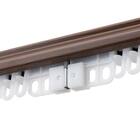 伸縮式 木目調静音カーテンレール(KR3 MBR3M/S) 5枚目画像