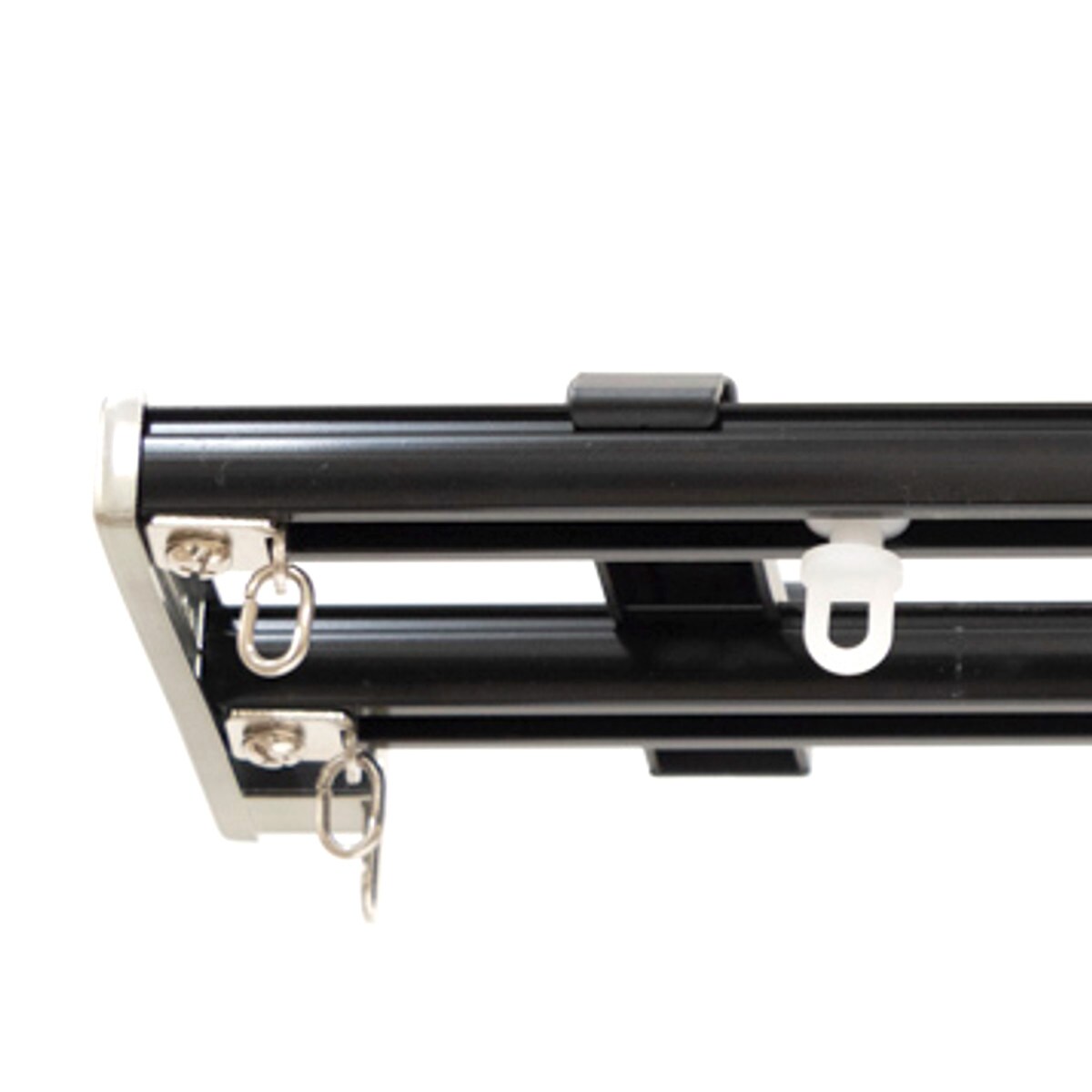 正面付け専用】超静音レール ダブル(ミュートBK 2M/W) | ニトリネット