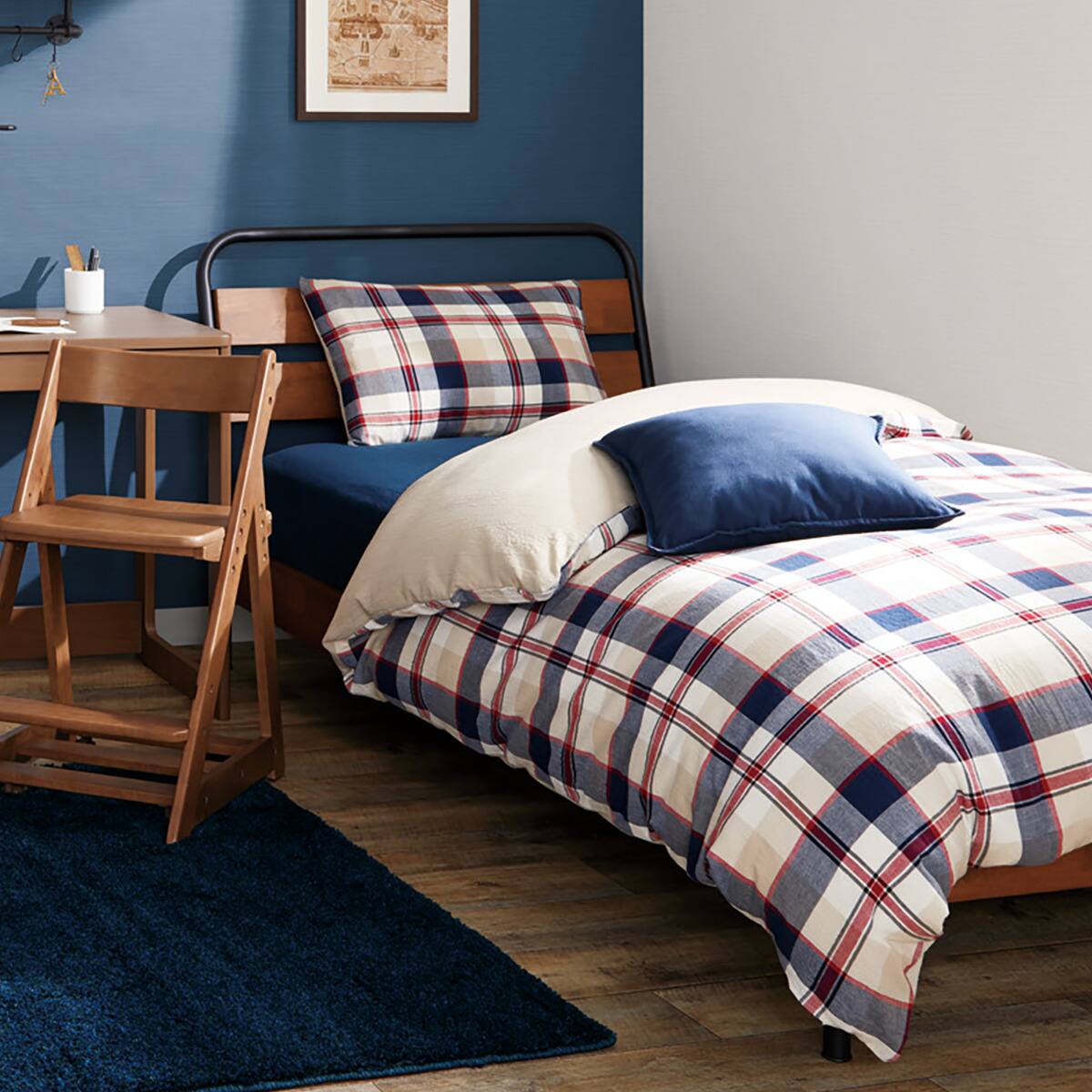 掛け布団カバー Cチェック 通販 ニトリネット 公式 家具 インテリア通販