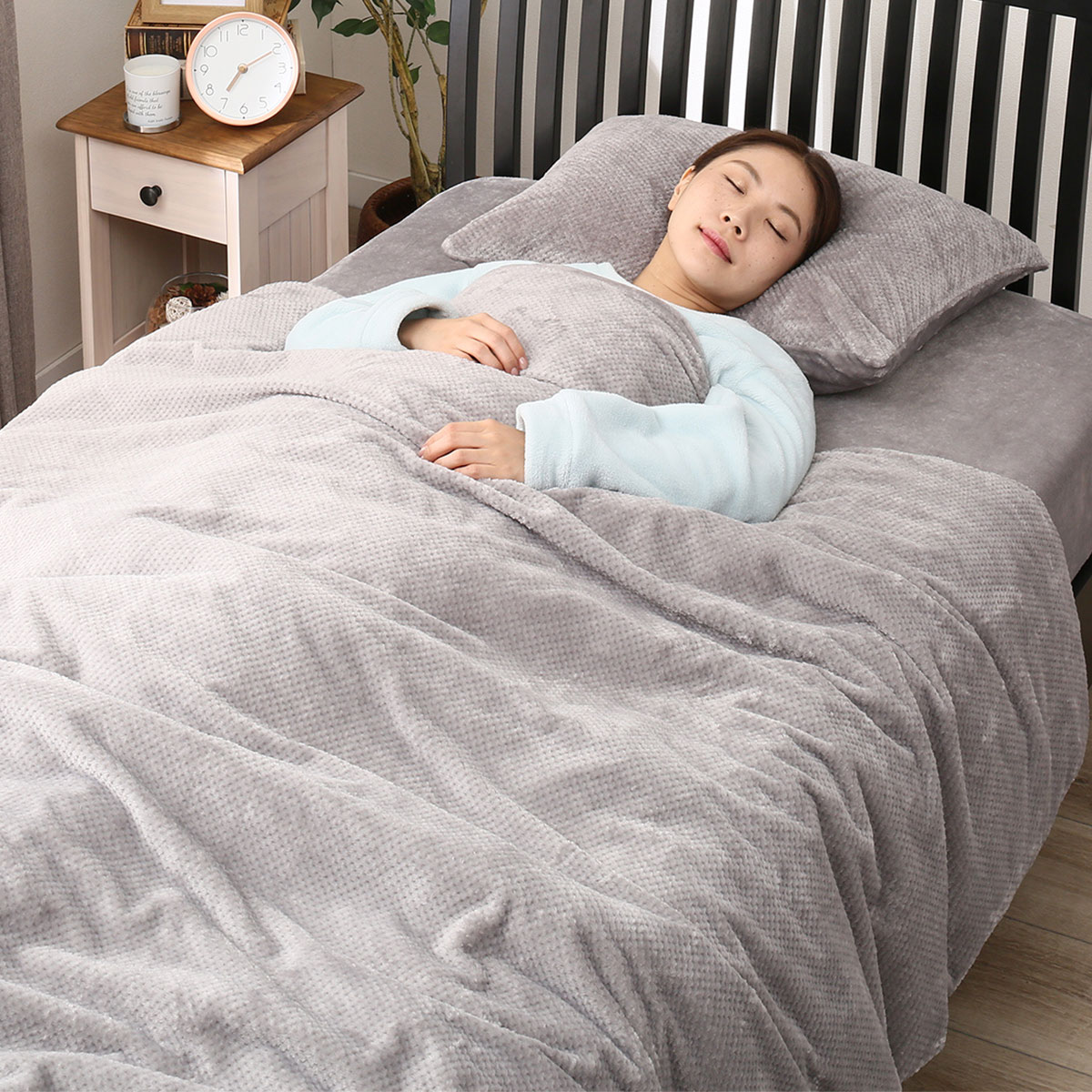 ひもなしラクラク掛け布団カバー Nグリップnウォームペット 通販