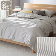 掛け布団カバー(コットンウォッシュ ストライプ柄)【期間限定価格:8/6~9/24まで】