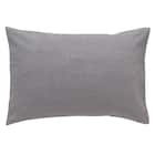 枕カバー(コットンウォッシュDGY) 2枚目画像