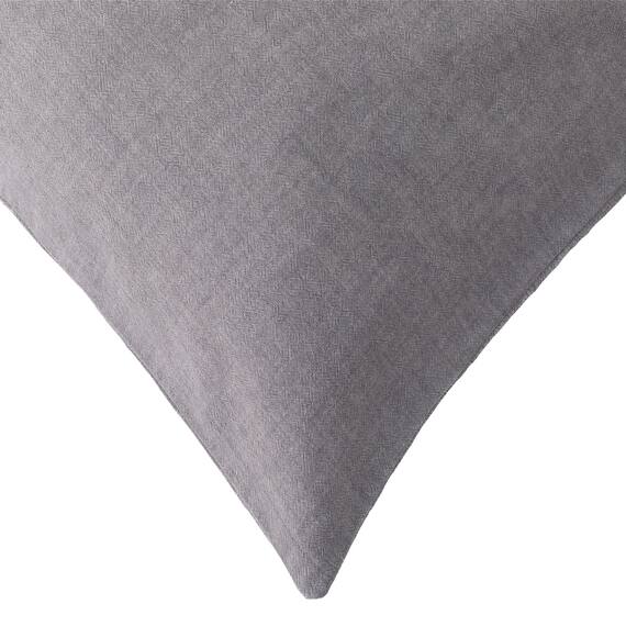 枕カバー(コットンウォッシュDGY) 3枚目画像