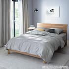 枕カバー(コットンウォッシュDGY) 6枚目画像