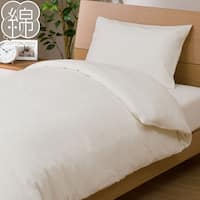 掛け布団カバー シングル(コットンウォッシュ WH S)