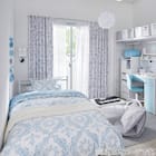 ひもなしラクラク掛け布団カバー セミダブル(Nグリップ リース2BL SD) 10枚目画像