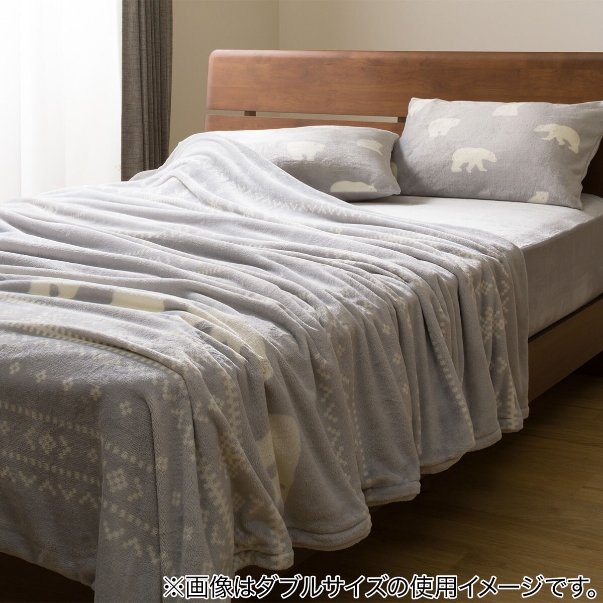 毛布にもなる掛け布団カバー シングル(Nウォーム ベア22A12 S)通販 | ニトリネット【公式】 家具・インテリア通販