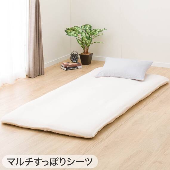 布団カバー3点セット シングル (掛・敷・枕カバーPT14 BE)ベッド共通タイプ 4枚目画像