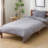 ひもなしラクラク掛け布団カバー(NG NパイルDGY SZ14)【期間限定価格:8/6~9/24まで】