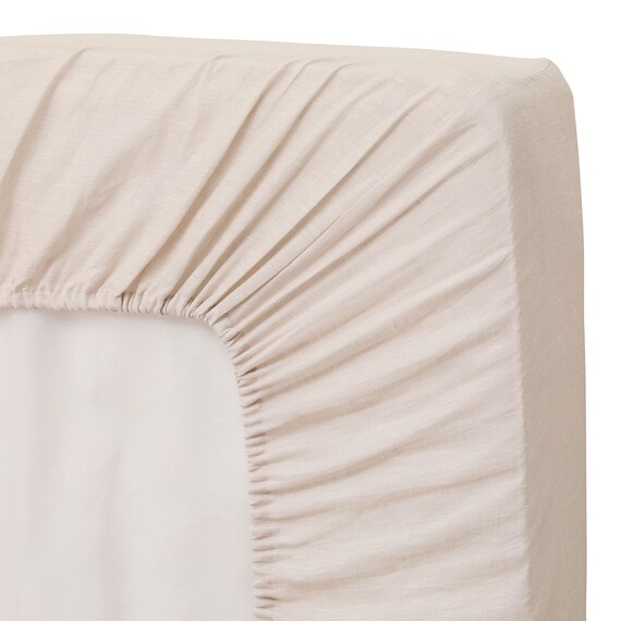 マルチすっぽりシーツ ダブル(リネン SZ15 BE D) 3枚目画像