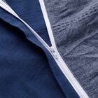 ひもなしラクラク掛布団カバー シングル(Nグリップ ANM024BL S)(Living in Comfort) 4枚目画像