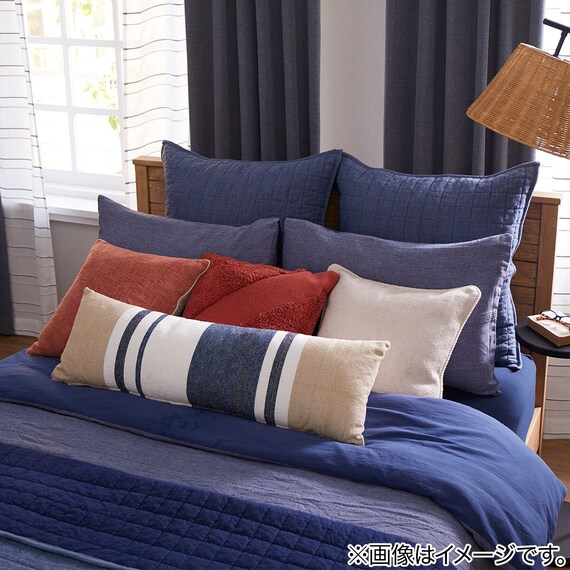 ひもなしラクラク掛布団カバー シングル(Nグリップ ANM024BL S)(Living in Comfort) 9枚目画像