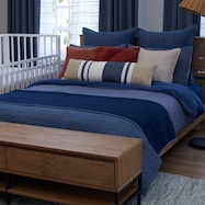 ひもなしラクラク掛布団カバー (Nグリップ ANM024BL)(Living in Comfort)