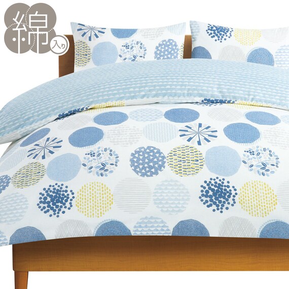 掛け布団カバー　シングル(サークル2BL S) 1枚目画像