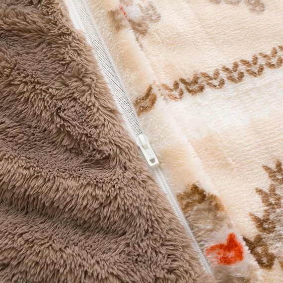 毛布にもなる掛け布団カバー シングル(Nグリップ NウォームSP ホリデー23A21 S) 8枚目画像