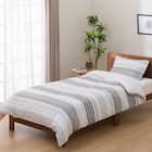 掛け布団カバー ダブル(PT36 ボーダーガラGY D) 1枚目画像