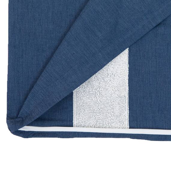 ひもなしラクラク掛け布団カバー　ダブル(Nグリップ MJ03 NV D) 6枚目画像