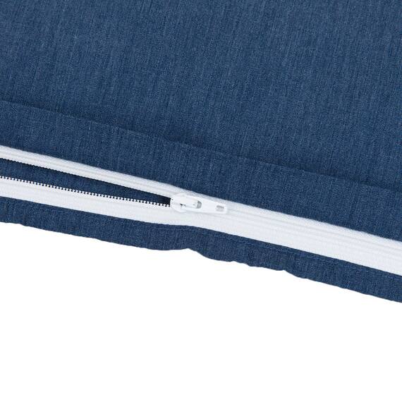 ひもなしラクラク掛け布団カバー　ダブル(Nグリップ MJ03 NV D) 8枚目画像