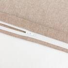 掛け布団カバー セミダブル(コットンウォッシュ W2 SZ35 BR SD) 4枚目画像