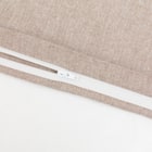 掛け布団カバー セミダブル(コットンウォッシュ W2 SZ35 BR SD) 4枚目画像